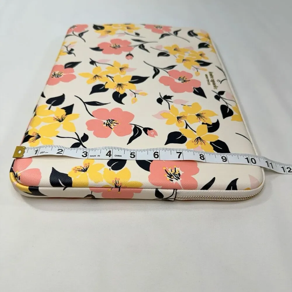 Kate Spade Lily Blooms Print Laptop Sleeve 15